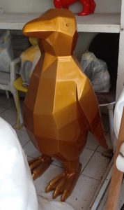 Pingouin Hexagonal Résine