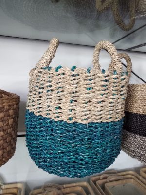 Panier vert naturel