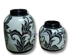 A Set of 2 Plant Paint Pot Lombok - Image 2