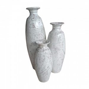 A Set of 3 Big Earth Lombok Pot - Image 6