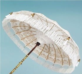 Parasol Umbrella-off White Bali