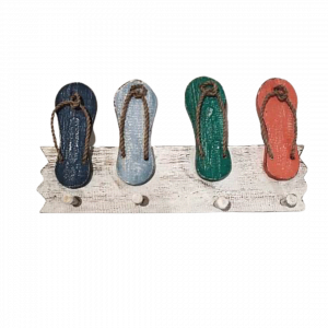 Colorful Wooden Flip Flops Cloth Hanger