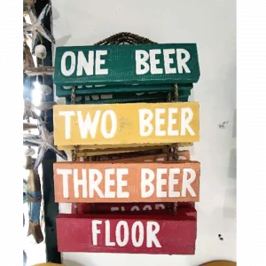 Wall Decor "One Beer, Two Beer, Three Beer, Floor"
