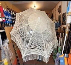Parasol Umbrella-Cream 4 Bali