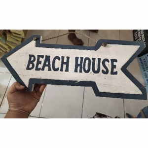 Wall decor "Beach House"White
