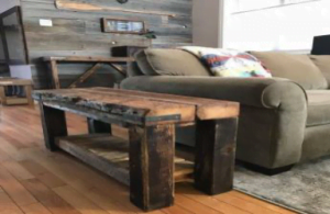 Table Basse en bois massif rustique 100 - TABLE BASSE