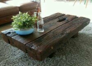 Table basse 3 traverses