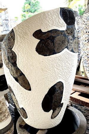 Striped Garden pot 3, 35 cm x 60 cm