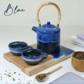 Teapot 600 mL Blue