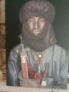 Art de la peinture de l'homme ethnique