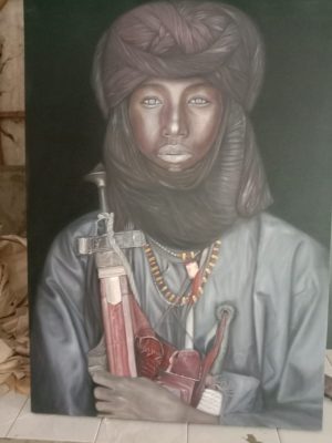 Art de la peinture de l'homme ethnique