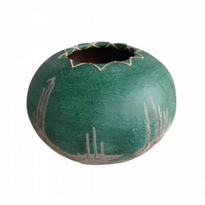 Round Pot with Rattan Top Lombok Pot - Image 2