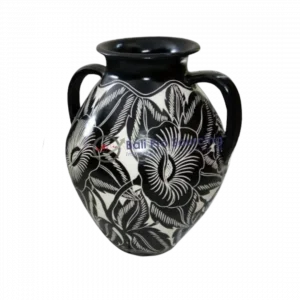 Double Handle Painted Lombok Pot - Image 5