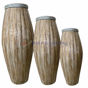 Coconut leaf's pot