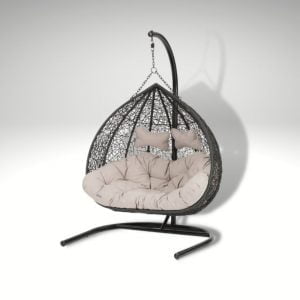 Chaise œuf suspendue géante