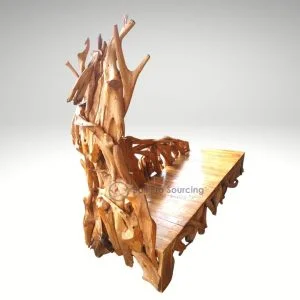 Banc en bois unique