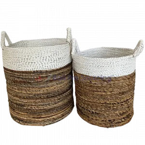 Lot de 2 paniers à linge