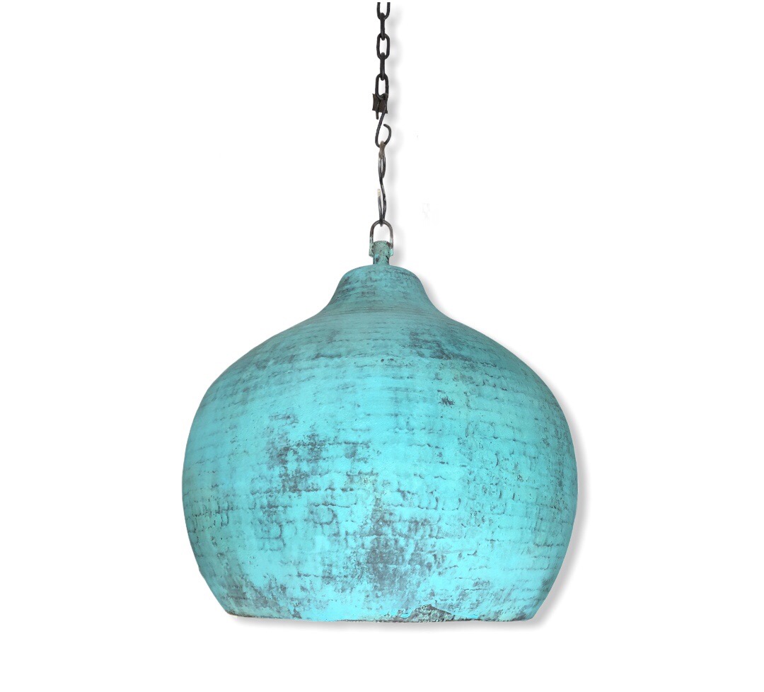 Suspension boule en cuivre - Lampe Boule suspension en cuivre