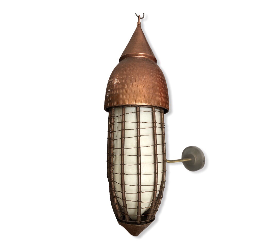 Lampe Maïs Cuivre - Lampe murale Ovoide en Cuivre