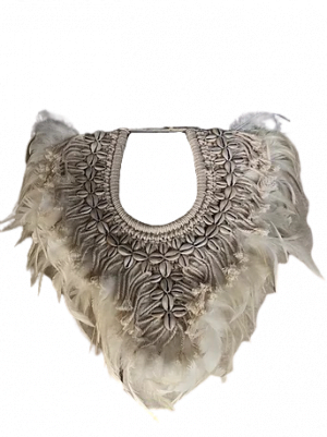Collier décoration plumes
