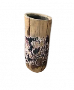 Palm pot - Pot en Palmier et écorces