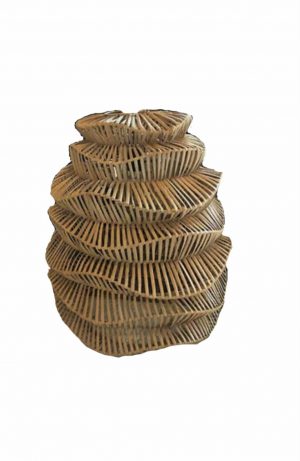 Ratan's tumpuk hanging lamp