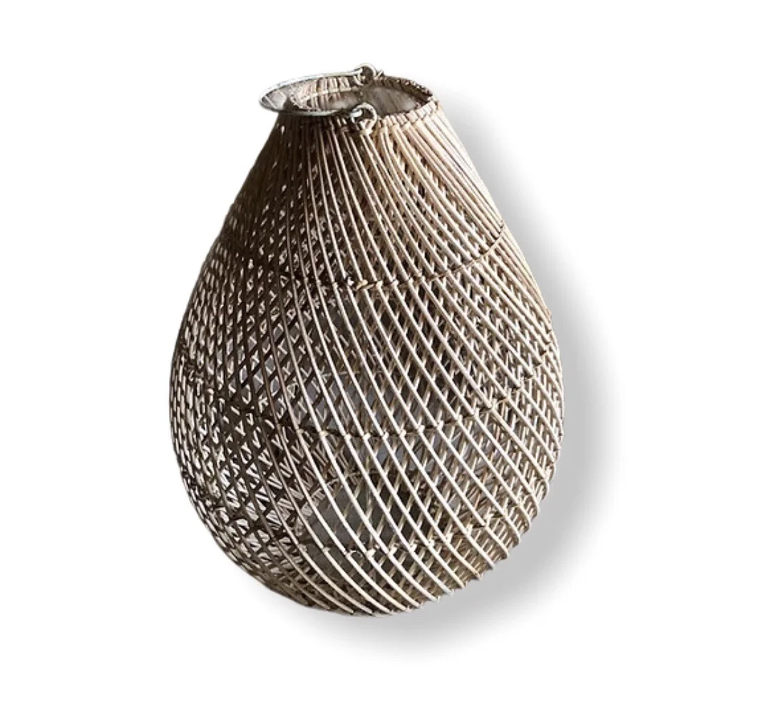 Lampe en rotin
