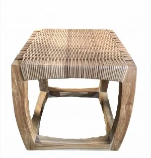 Syntethis rattan stool