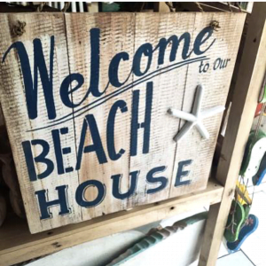 Wall Decor Welcome Beach House