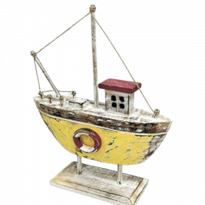 Wooden Ship Decoration