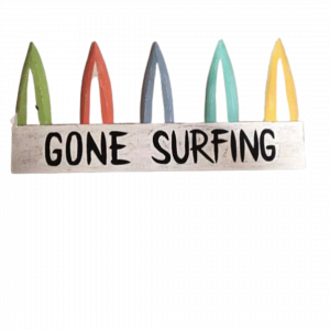 Wooden Surfboard Decoration
