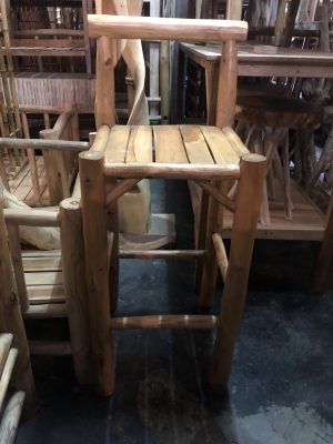 Wooden bar chair