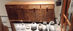 Wooden chest of drawers 4 drawers 4 doors - TV Cabinet
