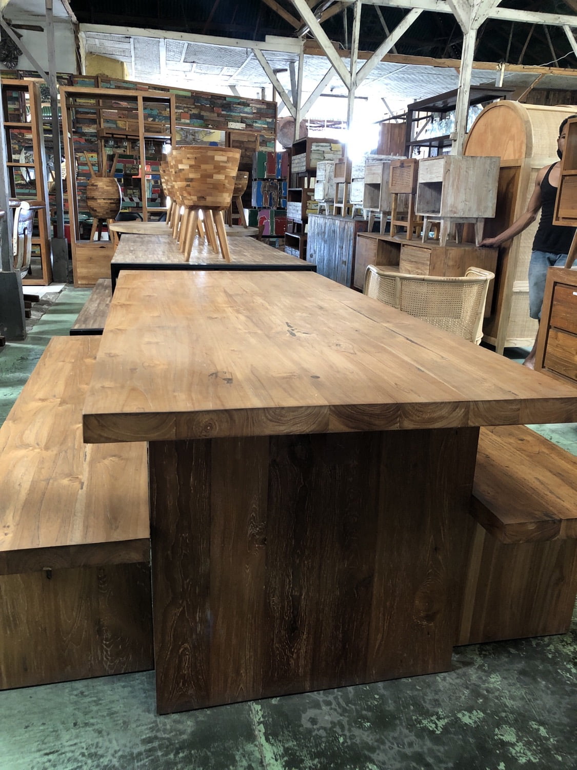 Ensemble de table à manger en bois