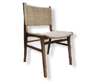 Wooden rattan chair 4