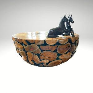 Table ronde en bois Kesya