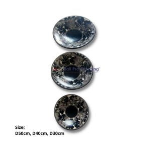 3 Sets d'Assiette Batik Céramique Bali