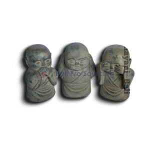 3 Sets Of Grey Shaolin Statue Bali STA0190