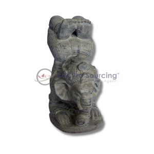 Grey Hand Standing Statue Bali STA0126