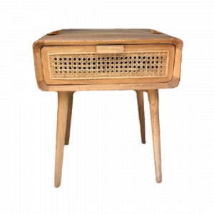 meuble en rotin en bois
