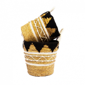 Lot de 2 paniers à linge Bugis