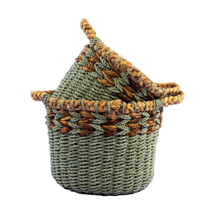 Un ensemble de 2 paniers Gina