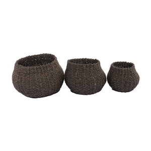 A Set Of 3 Natural Cika Basket