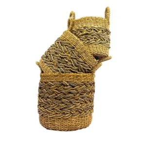 A set Of 3 Basket Laundry Buto