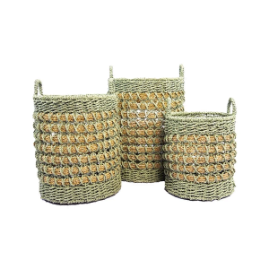 Un ensemble de 3 chaînes de panier à linge