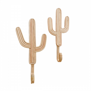 Cactus Rattan Clothes Hanger