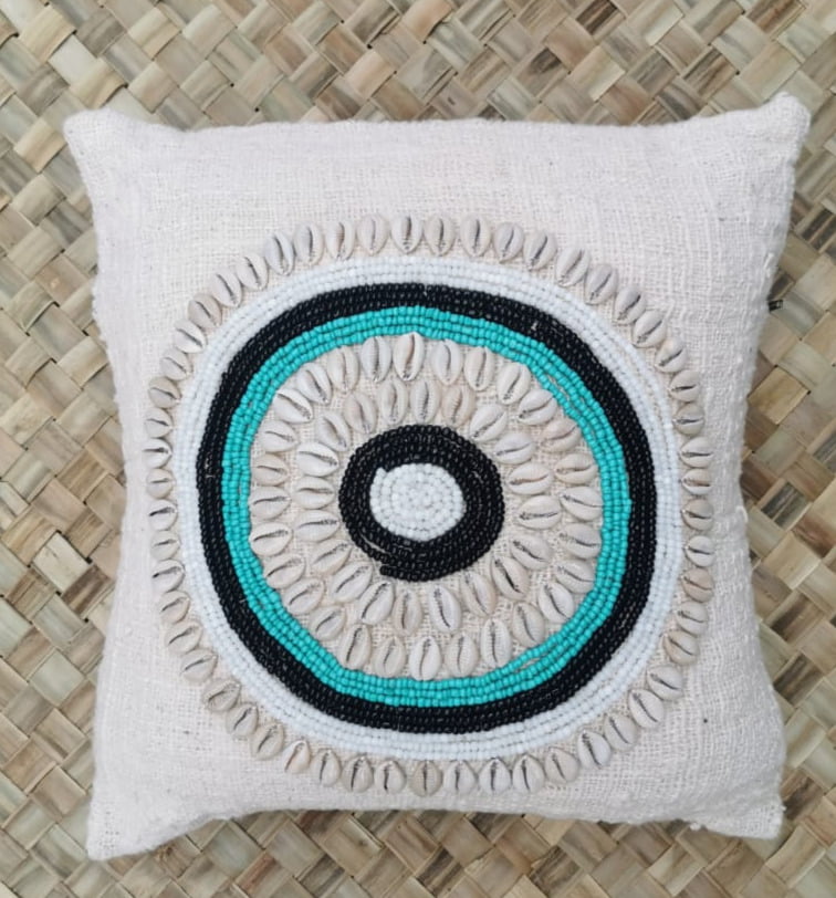 Housse de coussin Circle Shell multicolore A