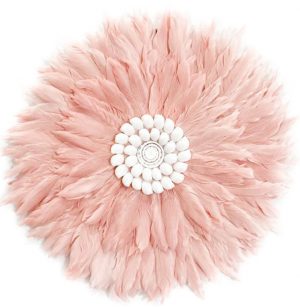 Décoration Mural Plumes Et Coquillages – Shells And Feathers Wall Decoration 3