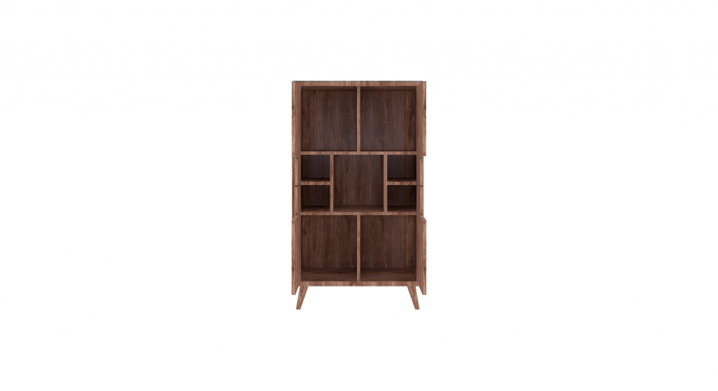 Vitrine 1 - Façade (ouverte) 80x45x140 cm