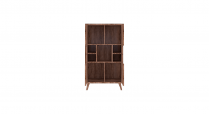 Vitrine 1 - Façade (ouverte) 80x45x140 cm